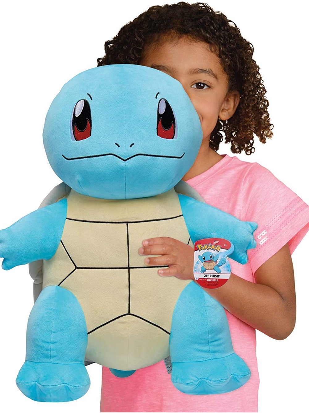 Licensed Pokemon Squirtle Giant Plush Jazwares - RARE- Jumbo Plush - Like New